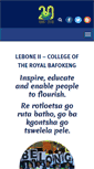 Mobile Screenshot of lebonecollege.co.za